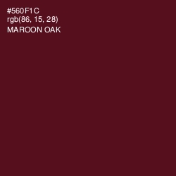 #560F1C - Maroon Oak Color Image